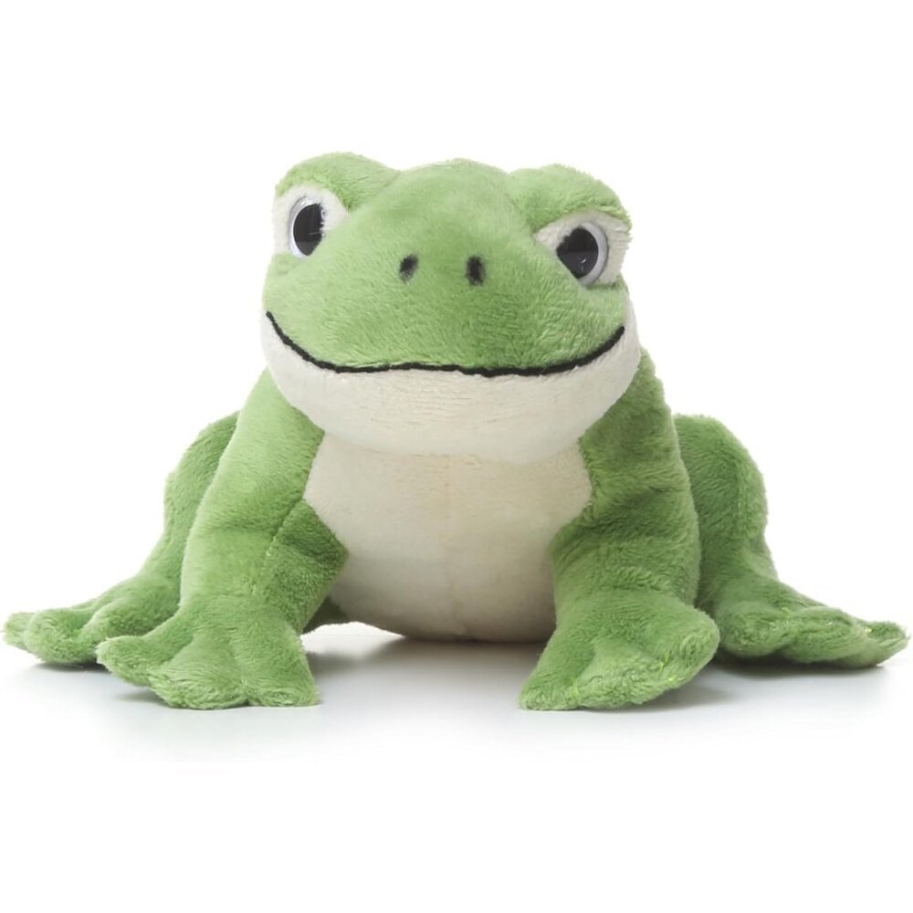 Cute Realistic Green Frog Plush Toy Green Frog Stuffed Animal Lifelike Animal Do